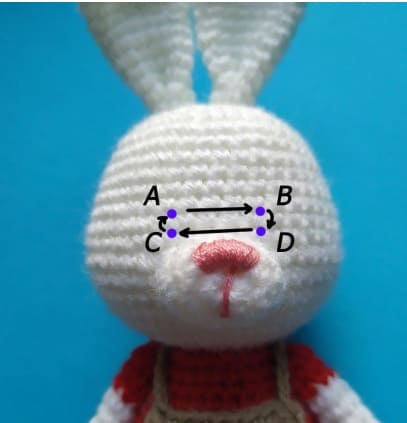 Bunny In Overalls Amigurumi Free PDF Pattern