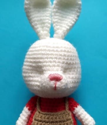 Bunny In Overalls Amigurumi Free PDF Pattern