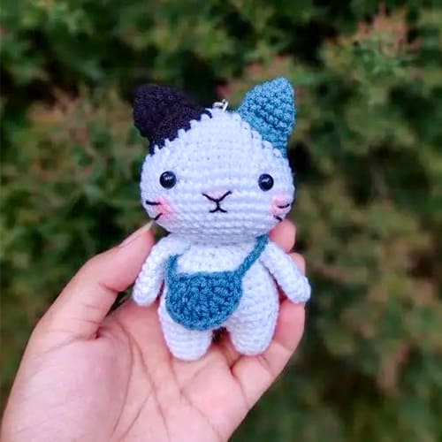 Crochet Adorable Cat Amigurumi Free PDF Pattern