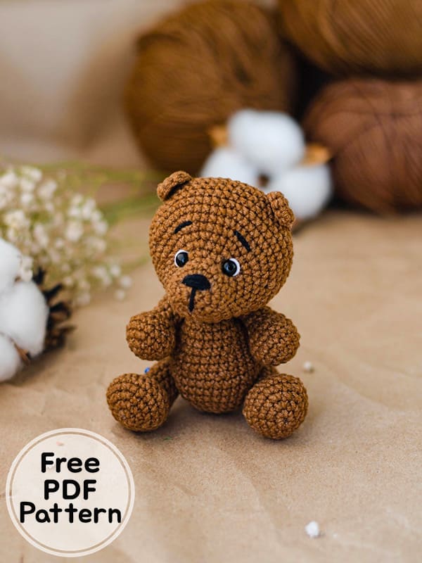Crochet Baby Bear Amigurumi Free PDF Pattern