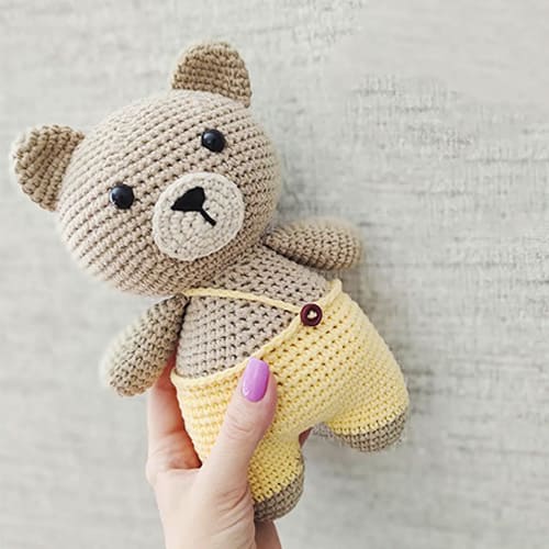 Crochet Cute Bear Amigurumi Free PDF Pattern