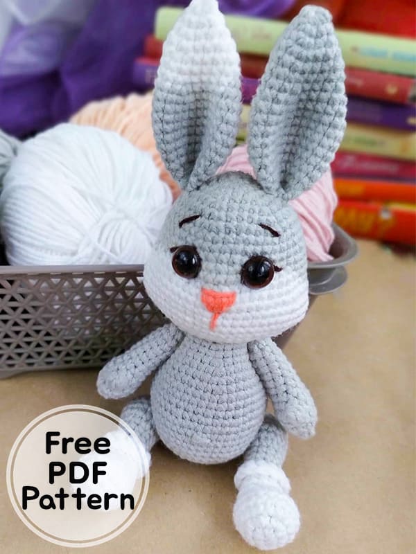 Crochet Cute Bunny Amigurumi Free PDF Pattern