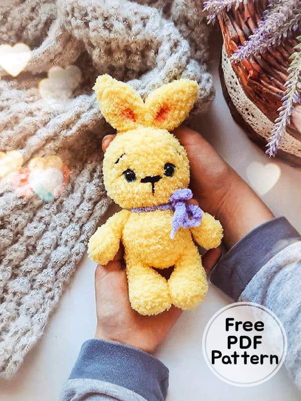 Crochet Cute Bunny Amigurumi Free PDF Pattern