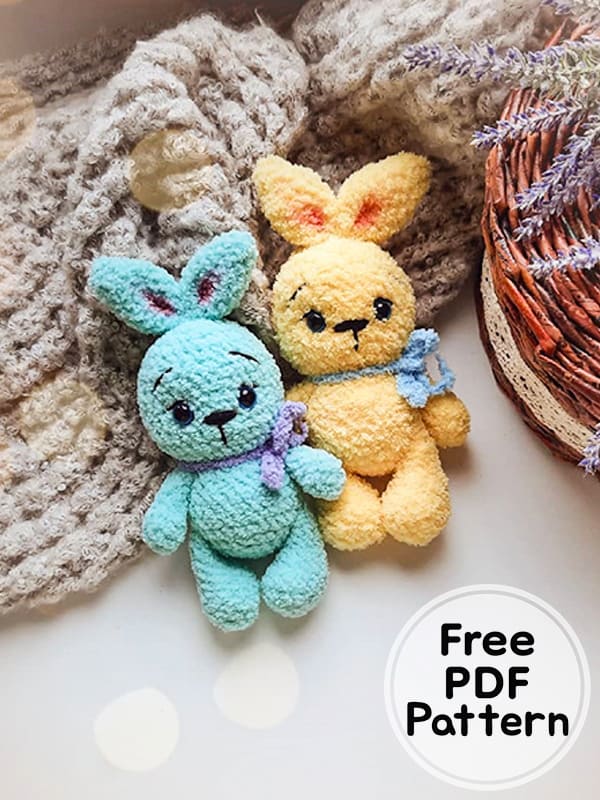 Crochet Cute Bunny Amigurumi Free PDF Pattern