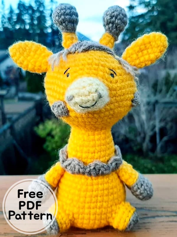 Crochet Cute Giraffe Amigurumi Free PDF Pattern