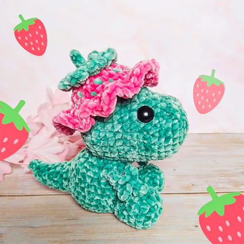 Crochet Dinosaur Frex Amigurumi Free PDF Pattern