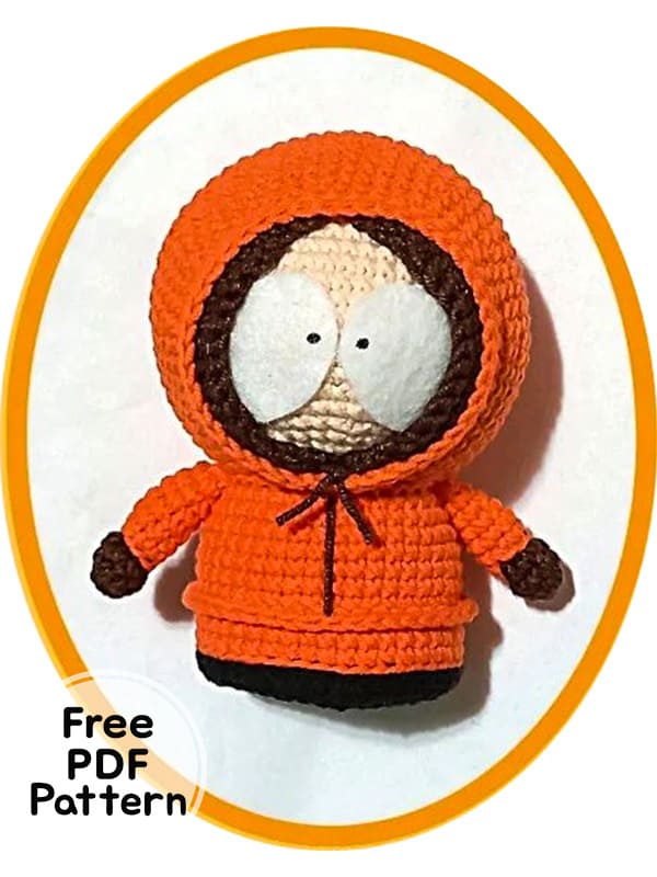 South Park Kenny Crochet Doll Amigurumi PDF Pattern Amigurumi Free