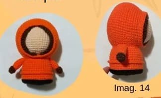 Crochet Kenny South Park Amigurumi PDF Pattern