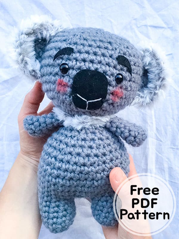 Crochet Koala Amigurumi Free PDF Pattern