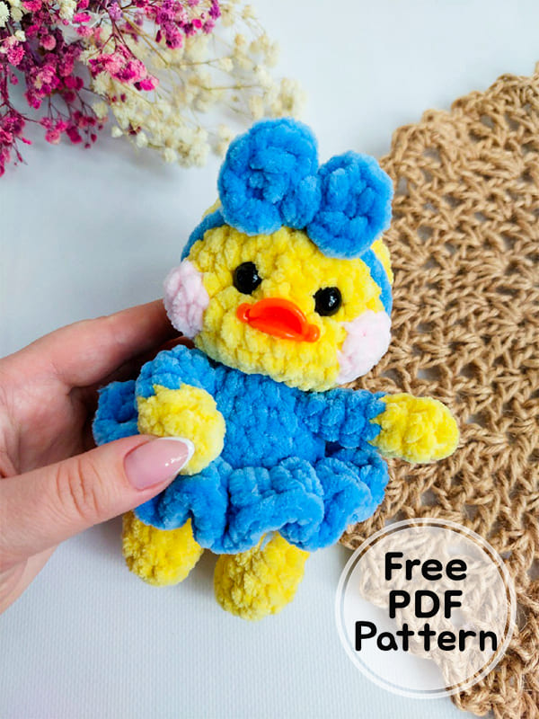 Crochet Little Duck PDF Amigurumi Free Pattern