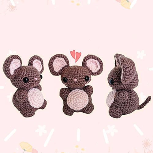 Crochet Mouse Amigurumi PDF Free Pattern
