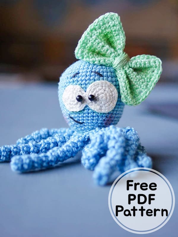Crochet Octopus Amigurumi Free PDF Pattern