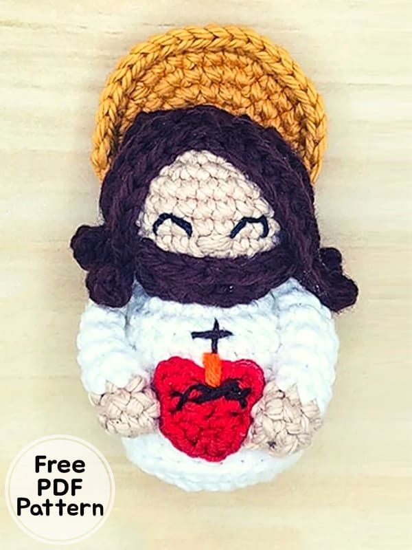 Jesus Christ Crochet Doll Amigurumi Free PDF Pattern