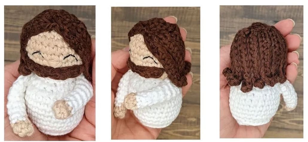 Jesus Christ Crochet Doll Amigurumi Free PDF Pattern