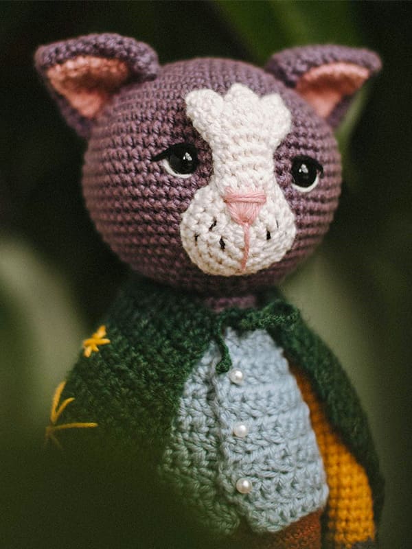 Magician Crochet Cat Amigurumi Free PDF Pattern