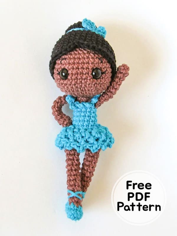 Maribel Crochet Doll Amigurumi Free PDF Pattern