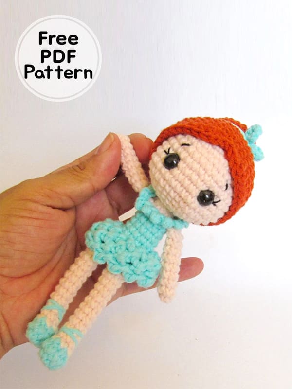 Maribel Crochet Doll Amigurumi Free PDF Pattern
