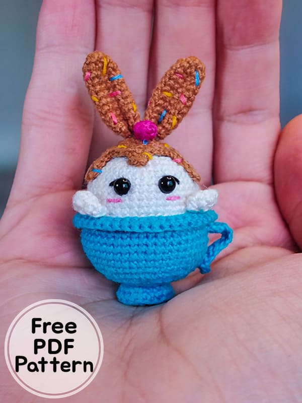 Tiny Easter Crochet Bunny Amigurumi Free PDF Pattern