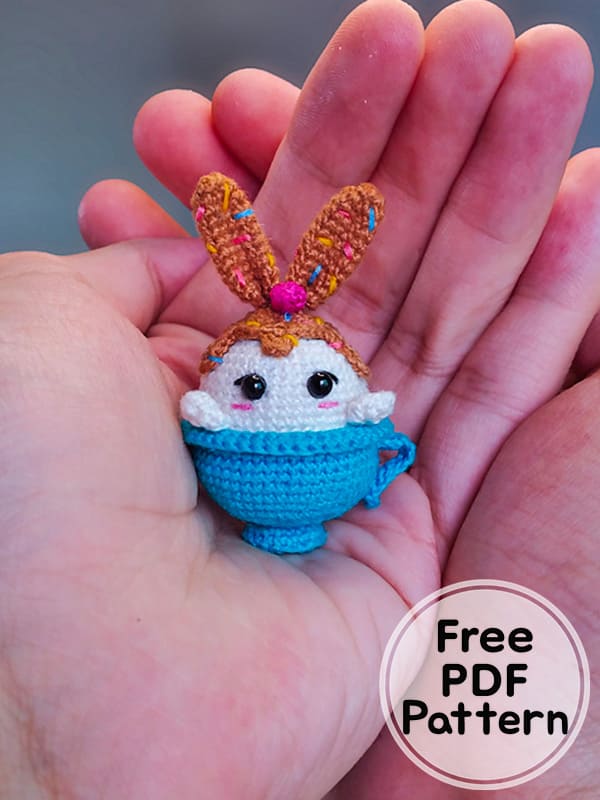 Tiny Easter Crochet Bunny Amigurumi Free PDF Pattern