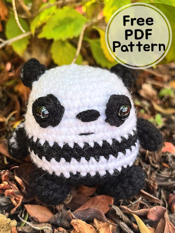 We Bare Bears Crochet Panda PDF Amigurumi Free Pattern