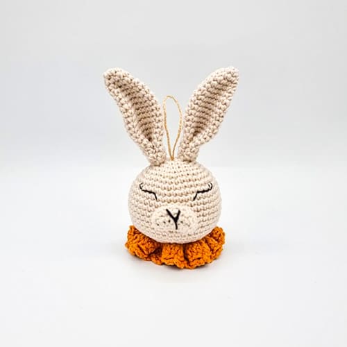 Bunny Ornament Amigurumi Free Crochet Pattern