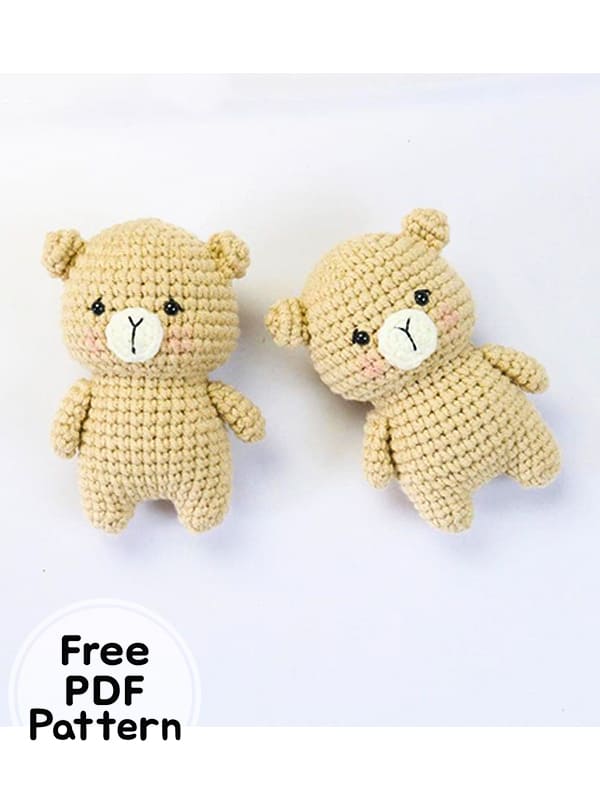 Crochet Bear Amigurumi Free PDF Pattern