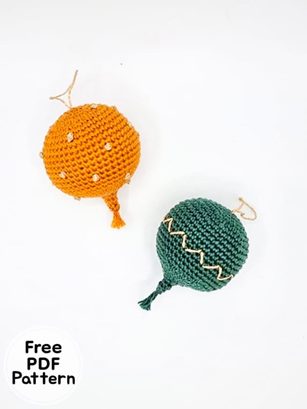 Crochet Christmas Ornament Free PDF Pattern