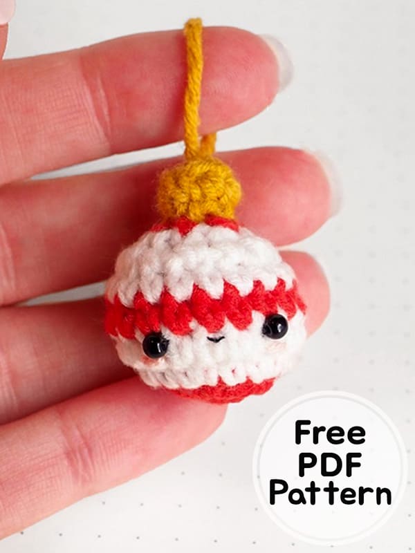 Crochet Christmas Ornament Free PDF Pattern
