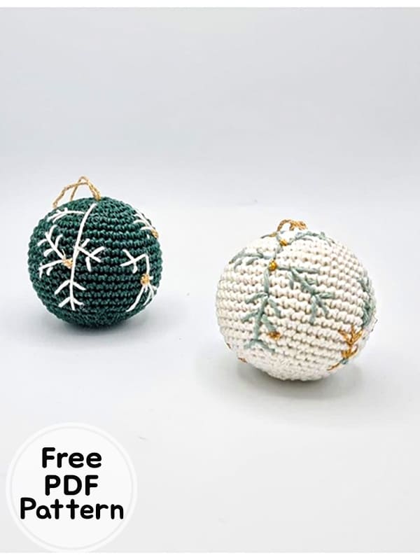 Crochet Christmas Ornaments Free Pattern