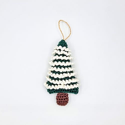 Crochet Christmas Tree Ornament Free PDF Pattern