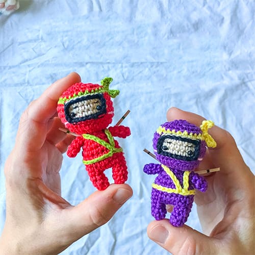 Crochet Doll Ninja PDF Amigurumi Free Pattern
