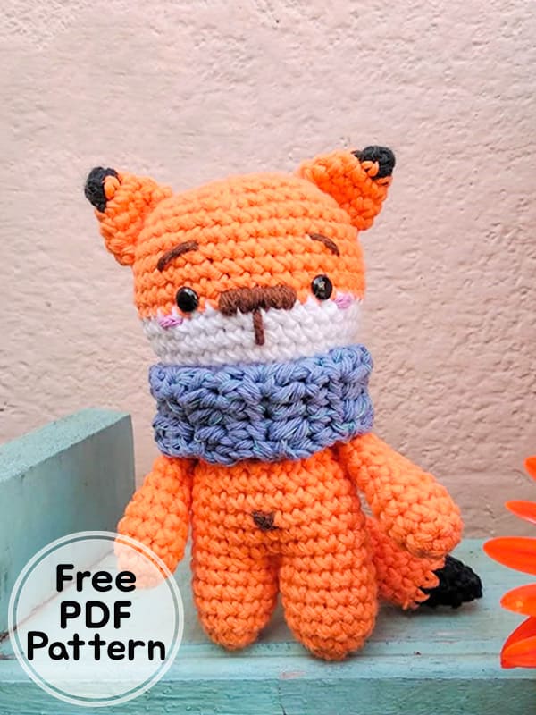 Crochet Fox Amigurumi PDF Free Pattern