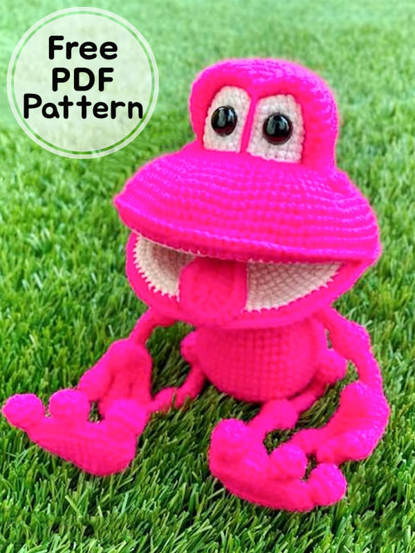 Crochet Frog Amigurumi PDF Free Pattern