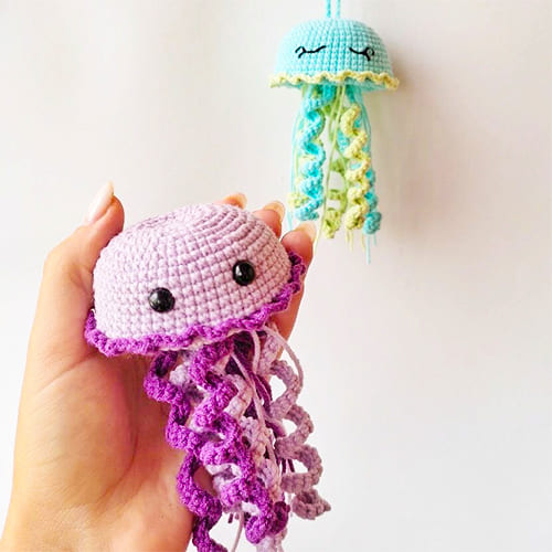 Crochet Jellyfish Amigurumi Free PDF Pattern