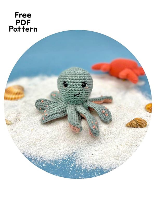 Crochet Octopus Calypso PDF Amigurumi Free Pattern