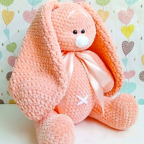 Crochet Plush Bunny Amigurumi Free Pattern