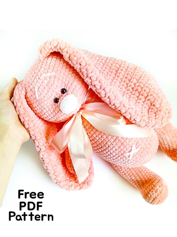 Crochet Plush Bunny Amigurumi Free Pattern