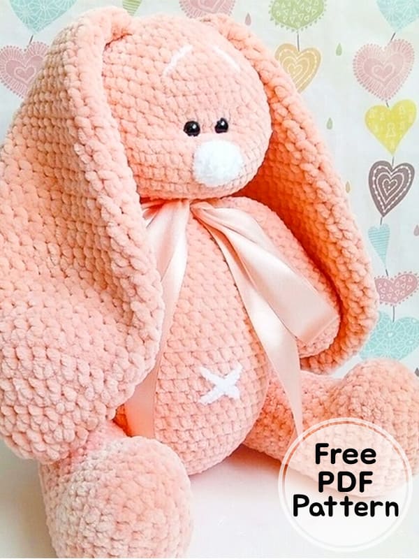 Crochet Plush Bunny Amigurumi Free Pattern