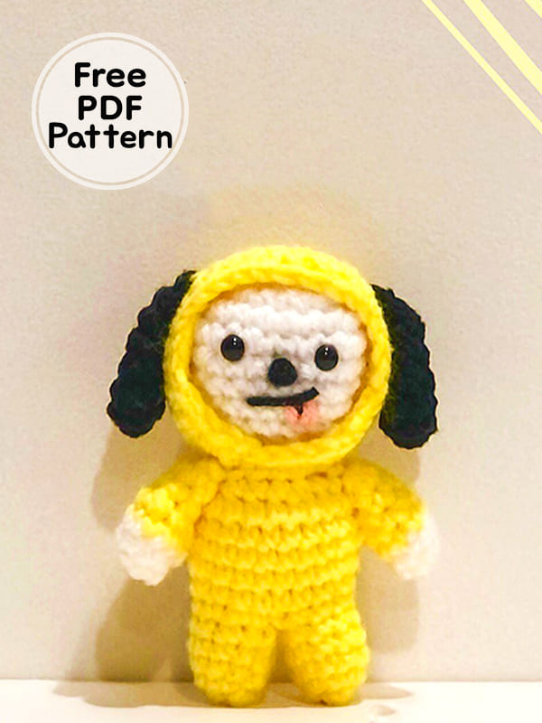 Crochet Puppy Chimmy Amigurumi Free PDF Pattern