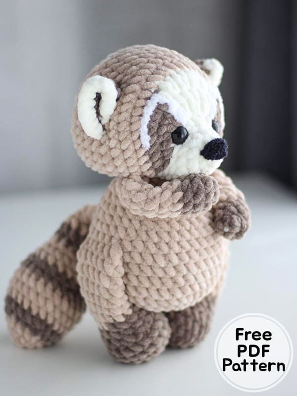 Crochet Raccoon PDF Amigurumi Free Pattern