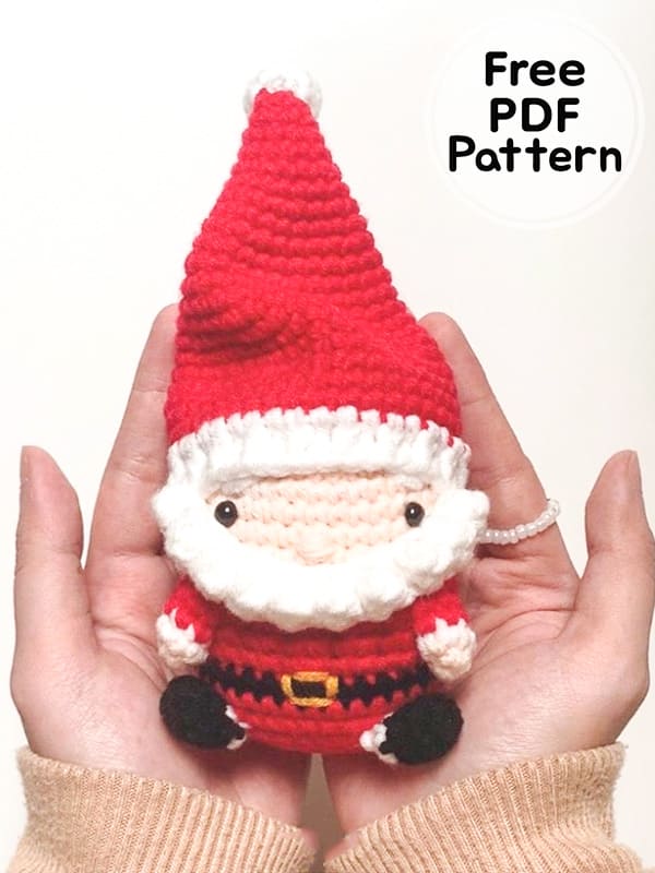 Crochet Santa Amigurumi PDF Free Pattern