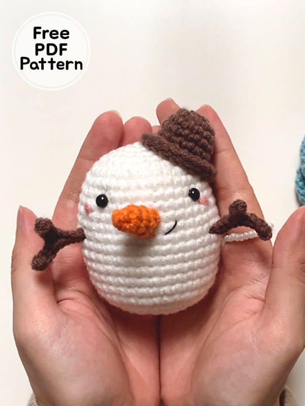 Crochet Snowman Amigurumi Free PDF Pattern