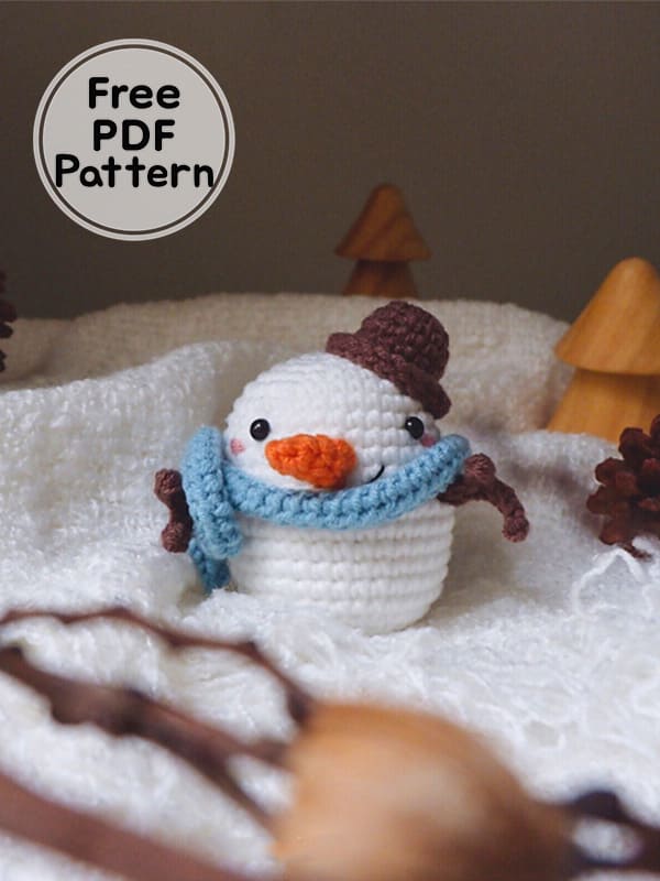Crochet Snowman Amigurumi Free PDF Pattern