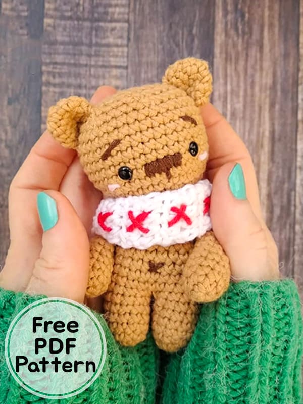 Crochet Teddy Bear Amigurumi Free PDF Pattern