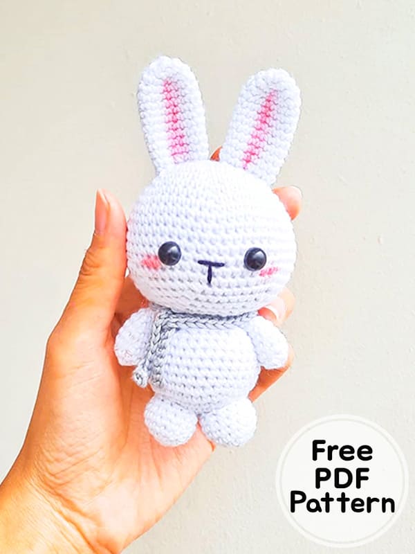 Cute Crochet Bunny PDF Amigurumi Free Pattern