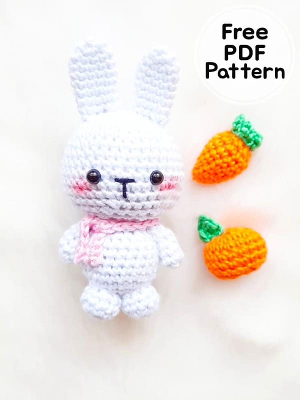 Cute Crochet Bunny PDF Amigurumi Free Pattern