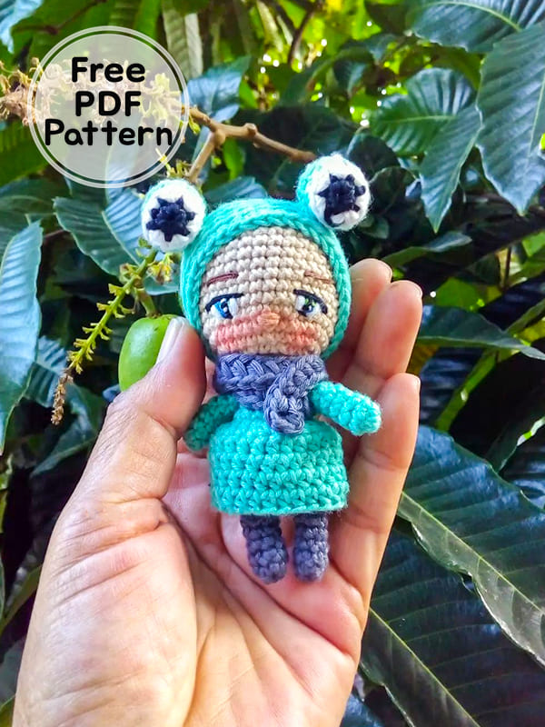 Cute Frog Amigurumi PDF Free Crochet Pattern