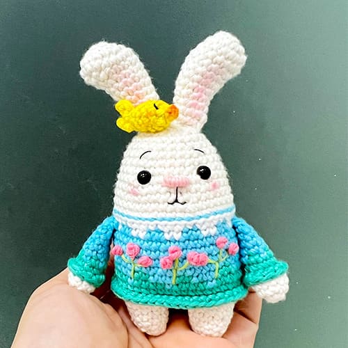 Easter Crochet Bunny Amigurumi Free PDF Pattern