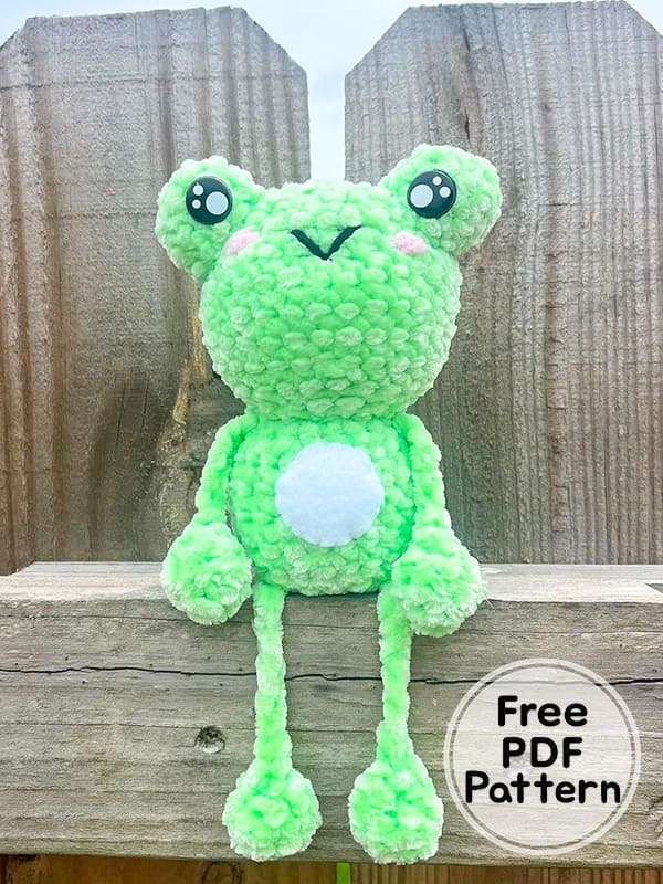 Flips Crochet Frog Amigurumi Free PDF Pattern
