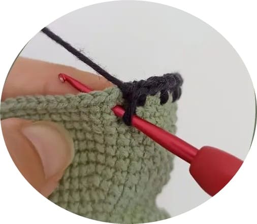 Frankenstein Crochet Keychain PDF Free Pattern